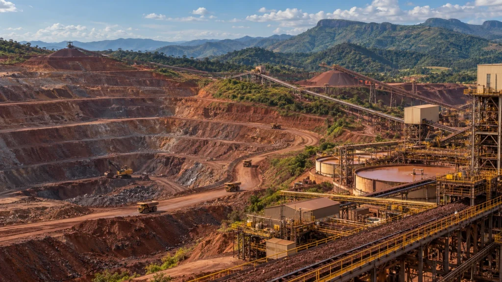 Anglo American mantém projeção para 2026 e informa avanço operacional em Minas-Rio