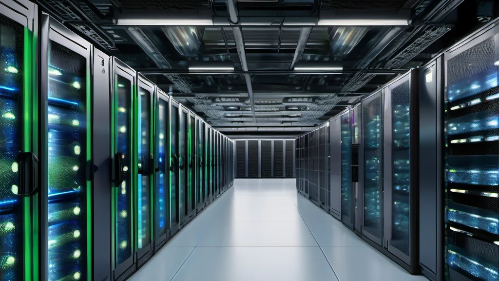 Representação de infraestrutura de processamento e armazenamento de dados.