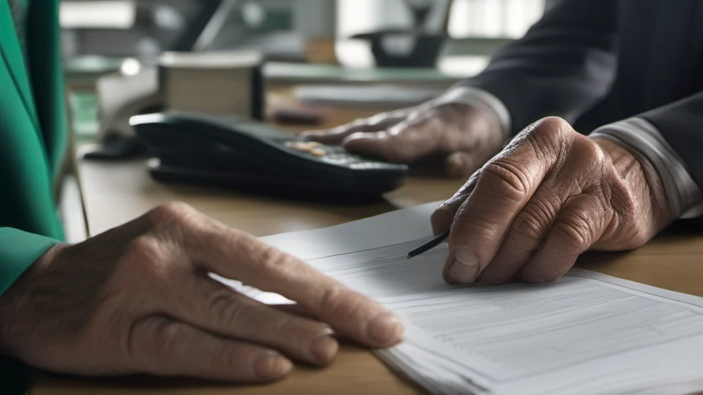 Representação de participação de profissionais mais velhos no mercado de trabalho.